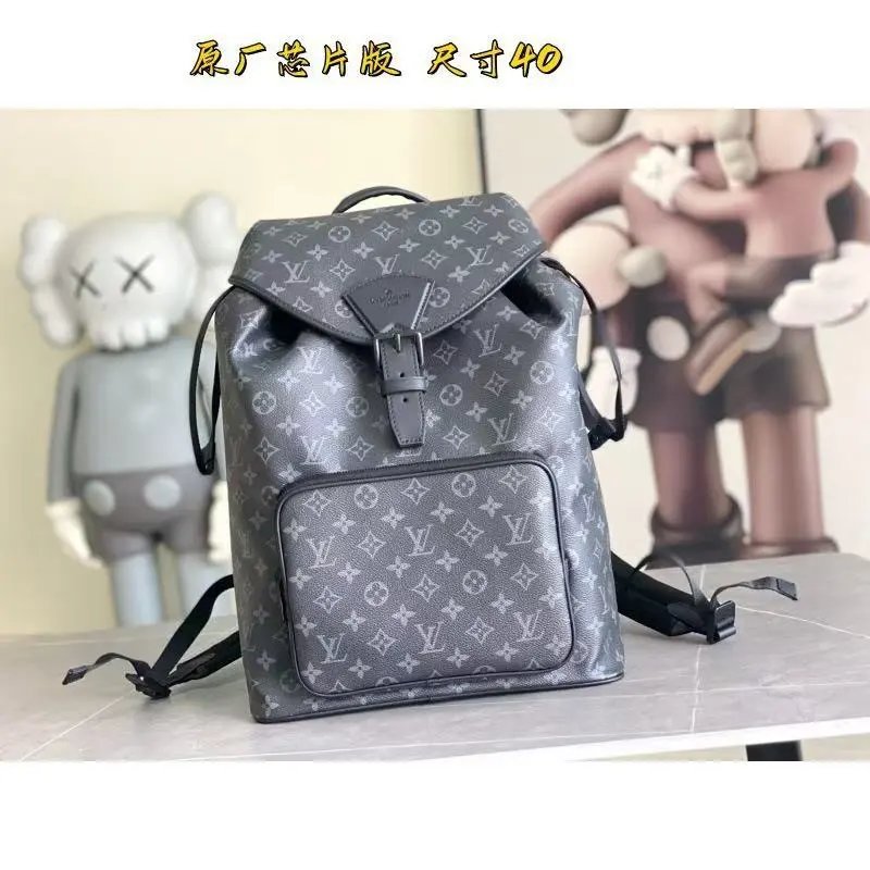 Louis Vuitton Backpacks Monogram backpack with front zip pocket — 36