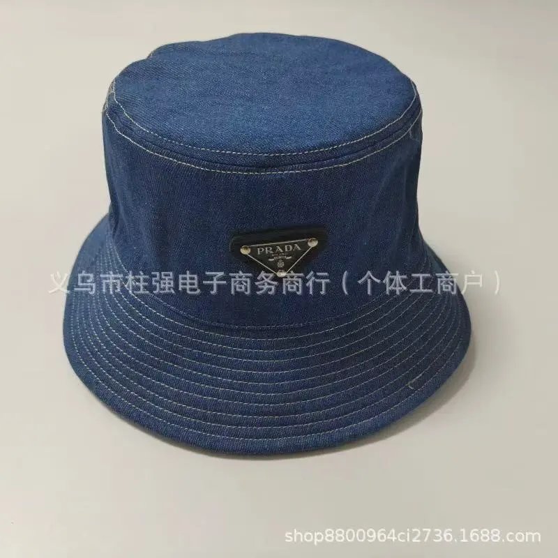 Prada Hats Triangle Plaque Baseball Cap — 35