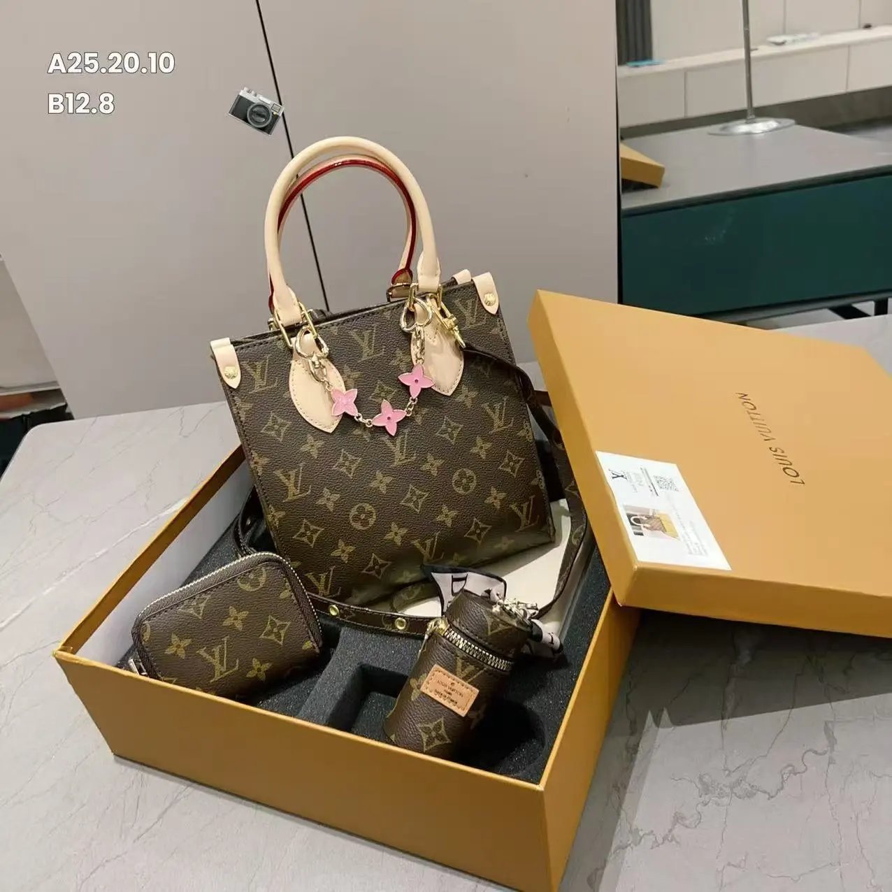 Chanel Crossbody Bags Quilted Chain-Strap Bag — 21