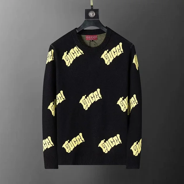Louis Vuitton Knitwear Long-Sleeve Logo Knit Sweater product detail image 9