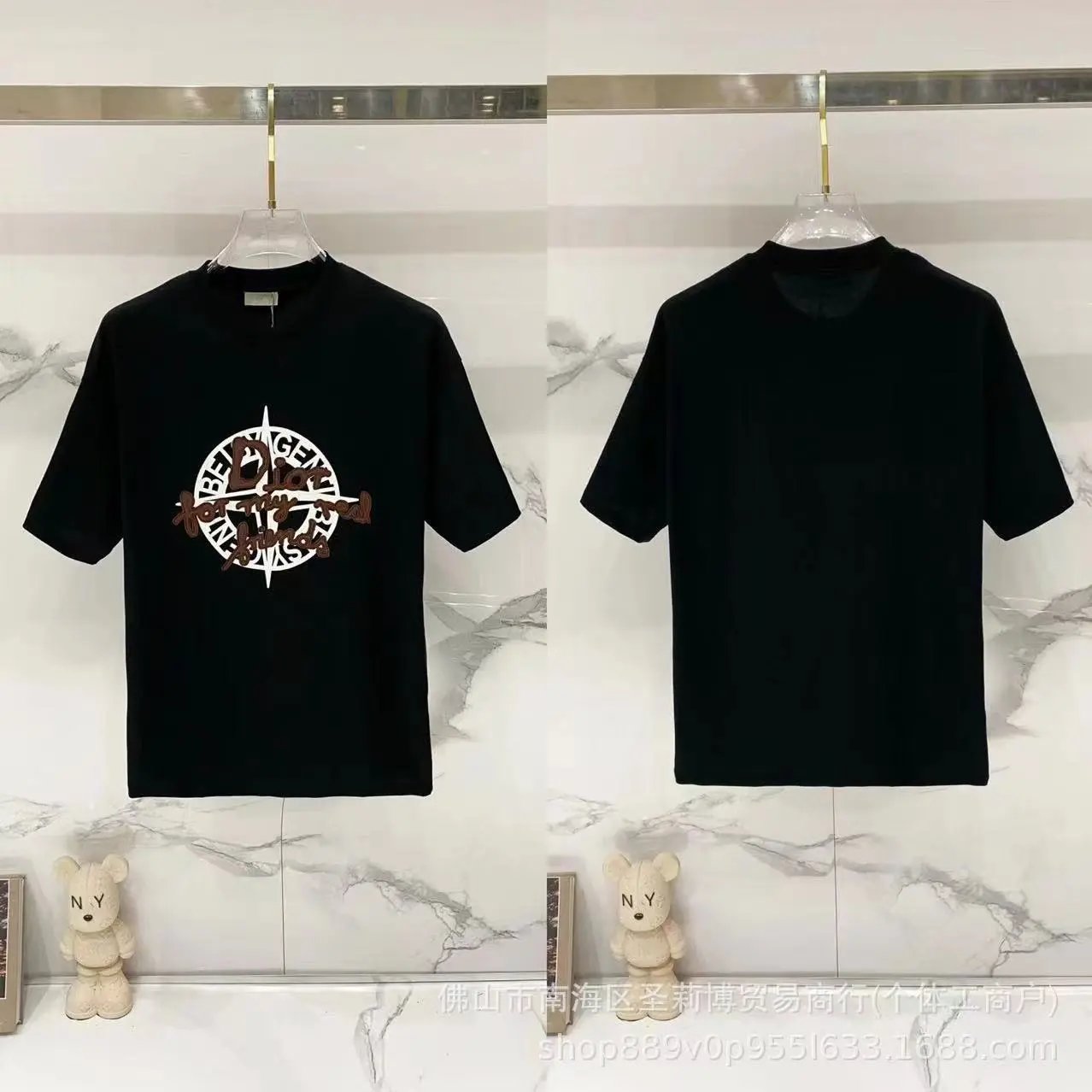 Dior T-Shirts DR42-55 logo graphic short-sleeve — 19