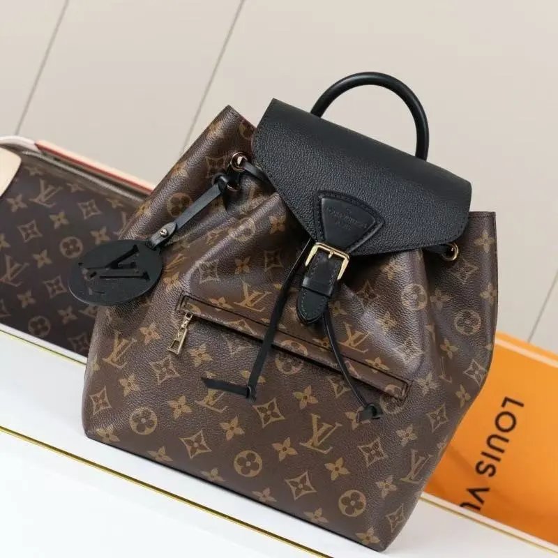 Louis Vuitton Backpacks Monogram backpack with front zip pocket — 25
