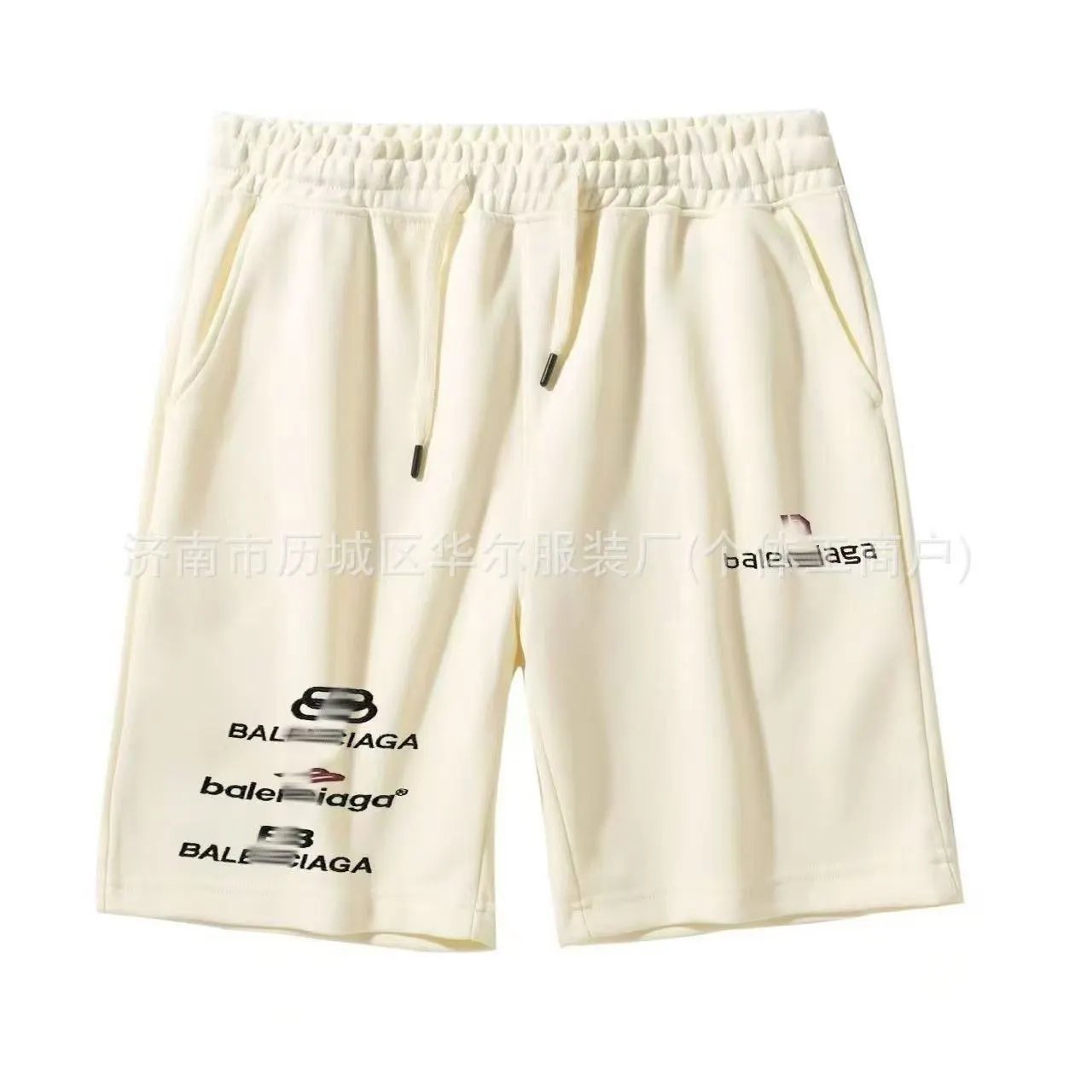 Balenciaga Shorts Logo-print drawstring — 28