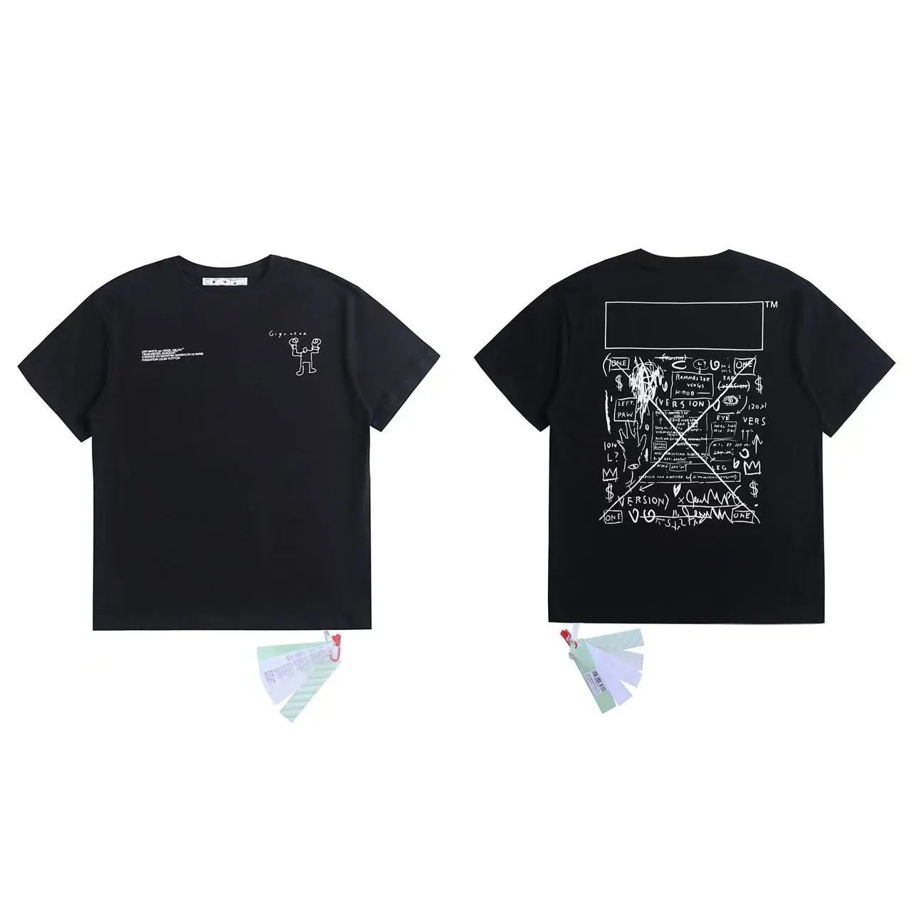 Off-White T-Shirts Graphic Arrow-Print Short-Sleeve T-Shirt — 29