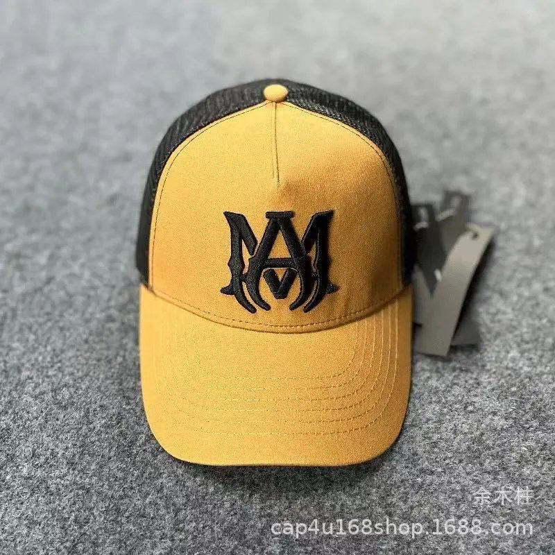 AMIRI Hats Mesh Trucker Cap with Embroidered Logo — 26