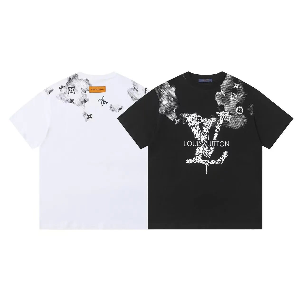 Celine T-Shirts Short-Sleeve Logo Print — 26 black