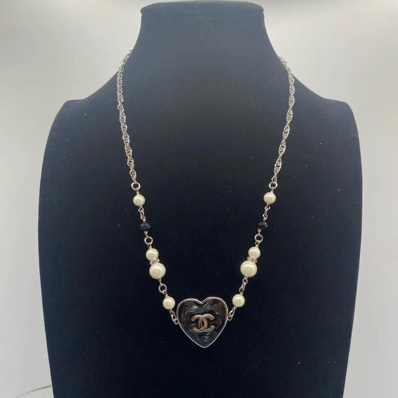 Chanel Jewelry Logo Pendant Necklace — 34