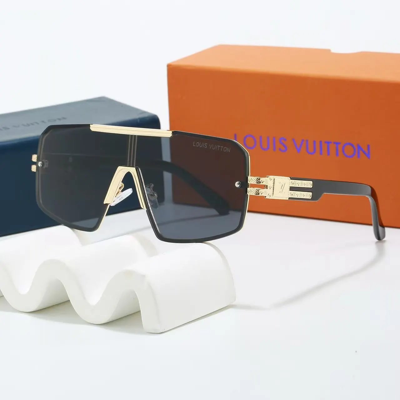 Louis Vuitton Eyewear Monogram Shield Sunglasses — 15
