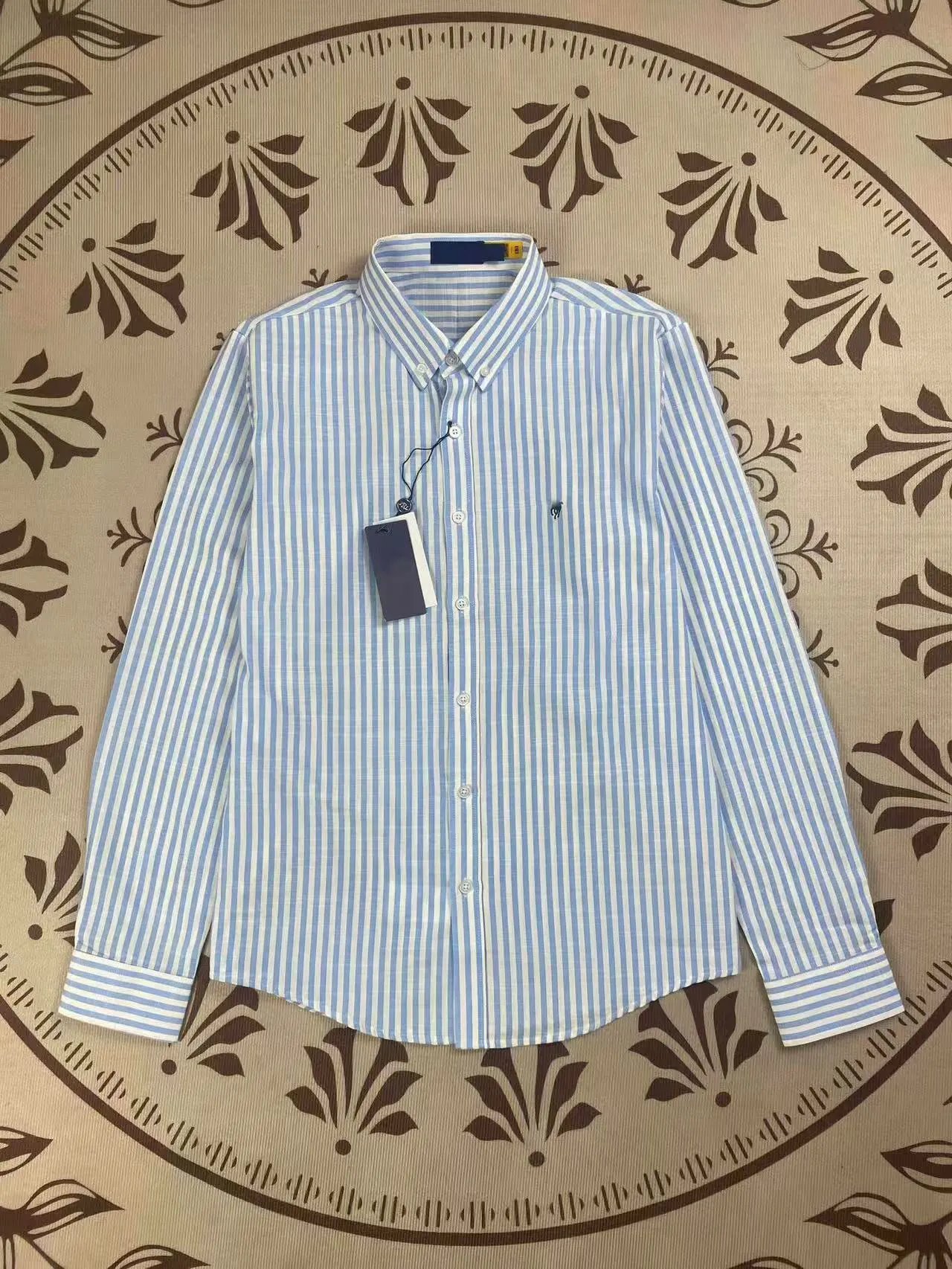 Polo Ralph Lauren Shirts Long-Sleeve Button-Down Shirt with Embroidered Pony — 9