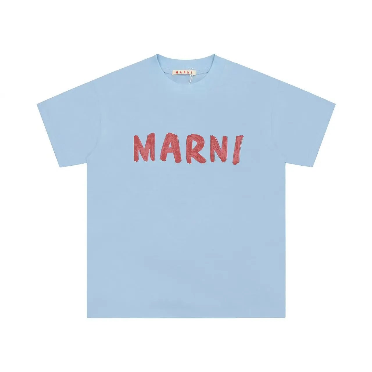 Marni T-Shirts Logo Print Short-Sleeve T-Shirt — 18