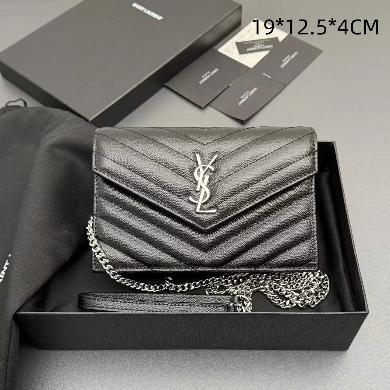 Saint Laurent Crossbody Bags YSL Monogram Flap Bag — 29