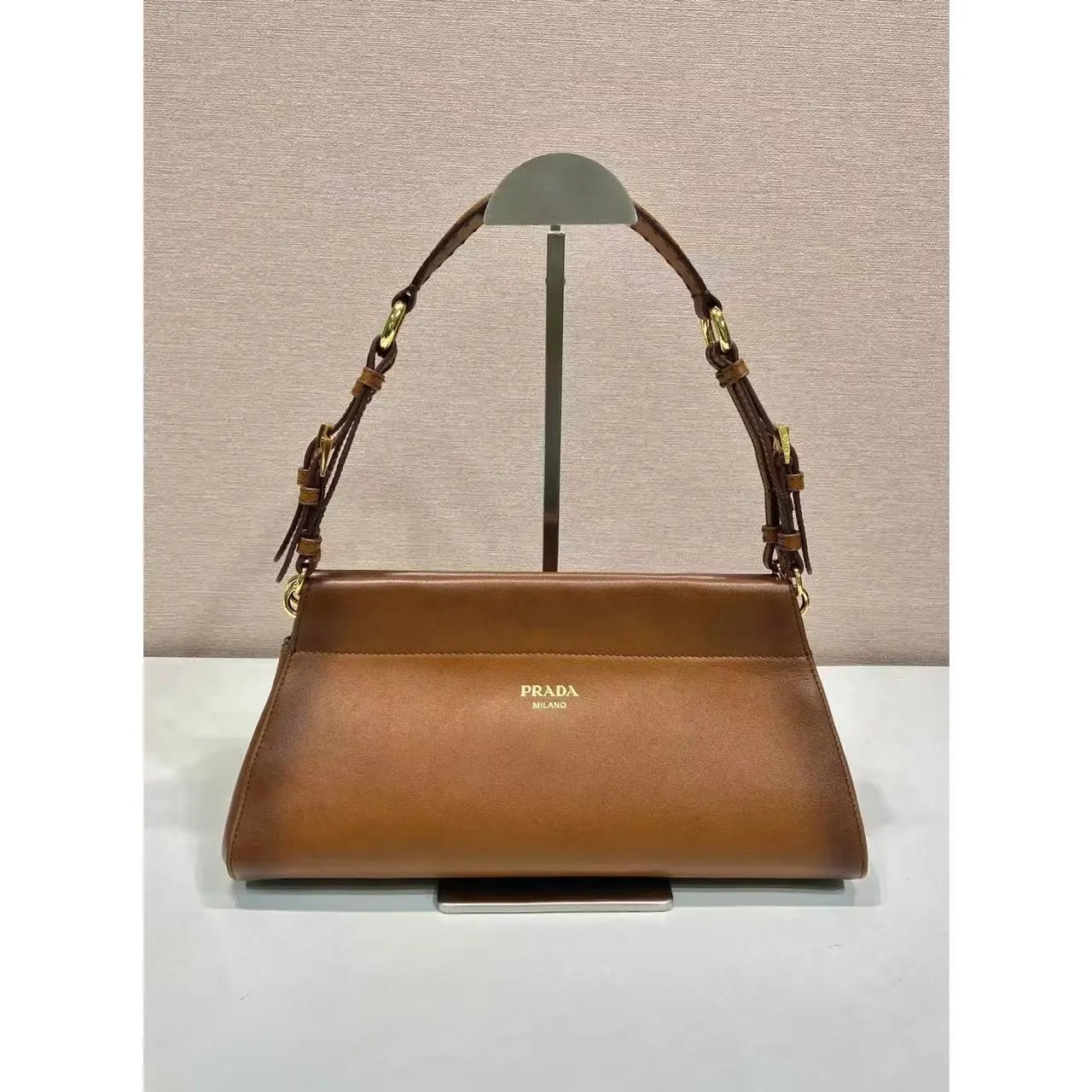 Prada Handbags Top-Handle Zip Satchel with Detachable Shoulder Strap — 33