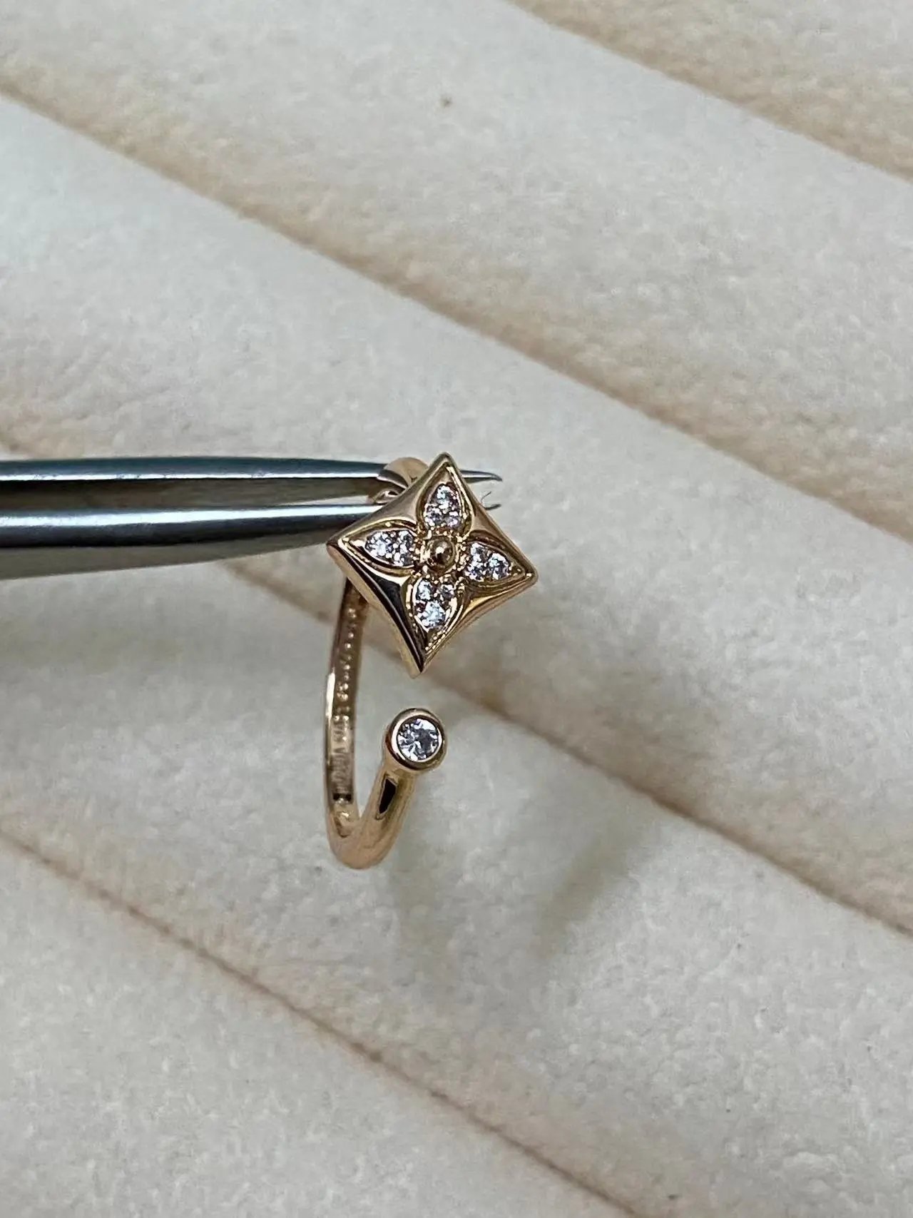 Yves Saint Laurent Jewelry Adjustable YSL Monogram Ring — 27