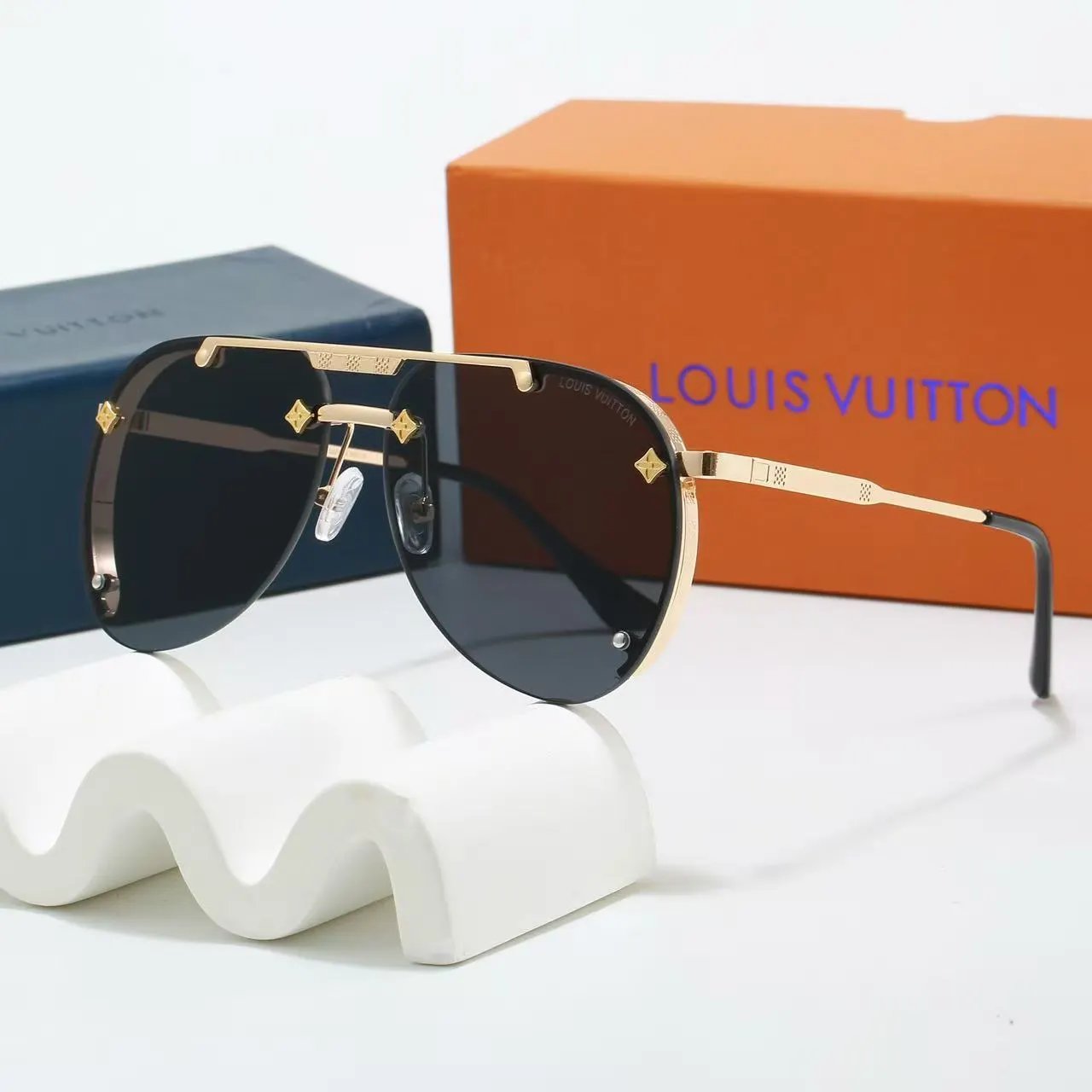 Louis Vuitton Eyewear Monogram Shield Sunglasses — 29