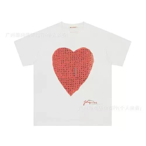 Marni T-Shirts Logo Print Short-Sleeve T-Shirt — 22