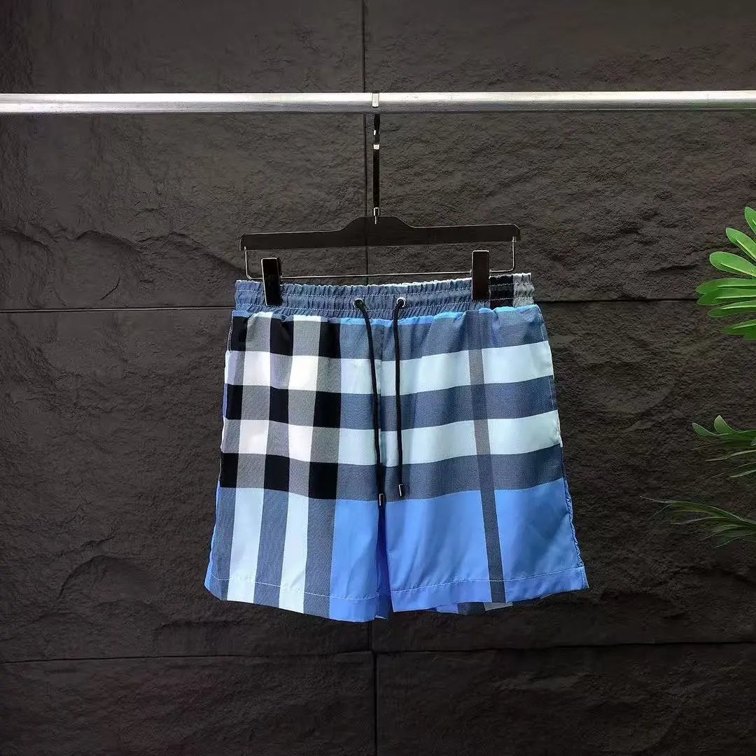 Burberry Shorts Elastic-Waist Drawstring Logo — 36