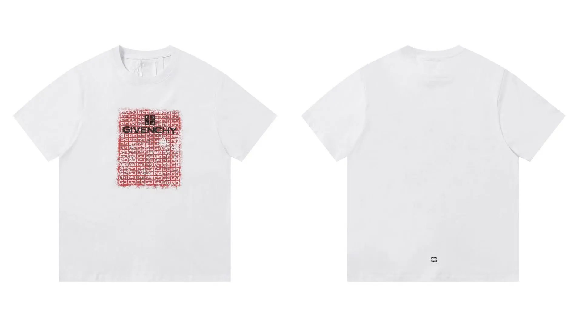 Givenchy T-Shirts Graphic Print Crewneck T-Shirt — 23
