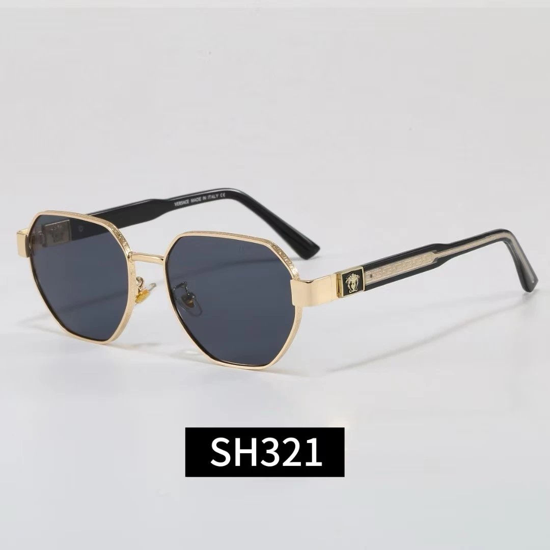 Versace Eyewear YX3207 geometric sunglasses with Medusa emblems — 32