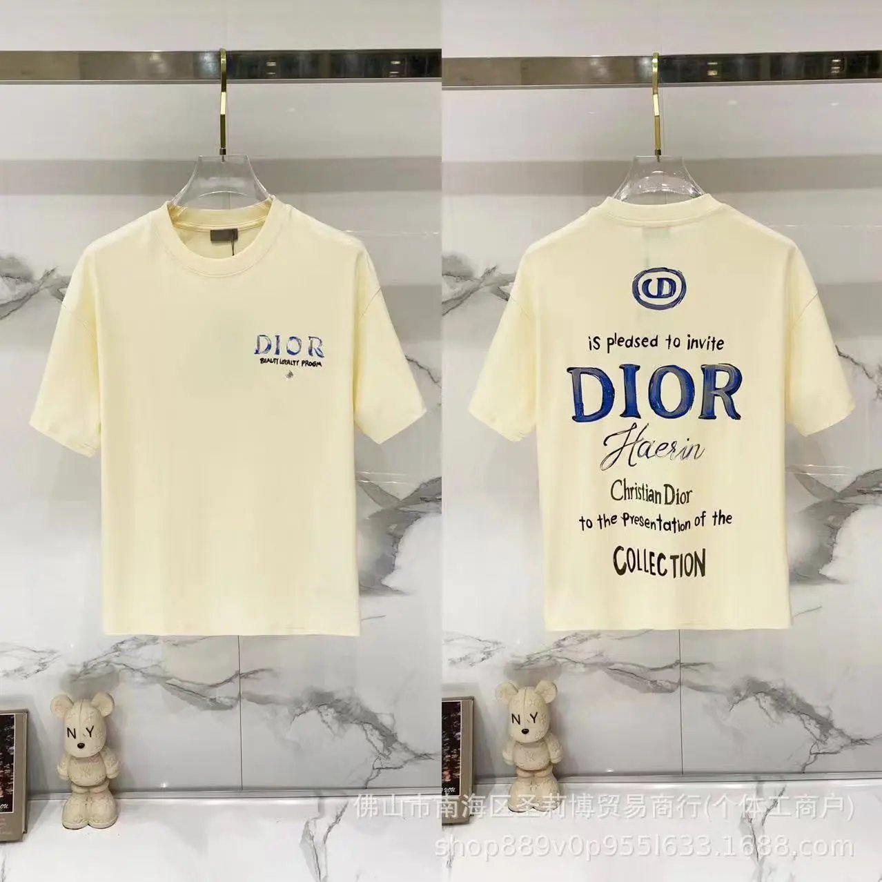 Dior T-Shirts DR42-55 logo graphic short-sleeve — 15