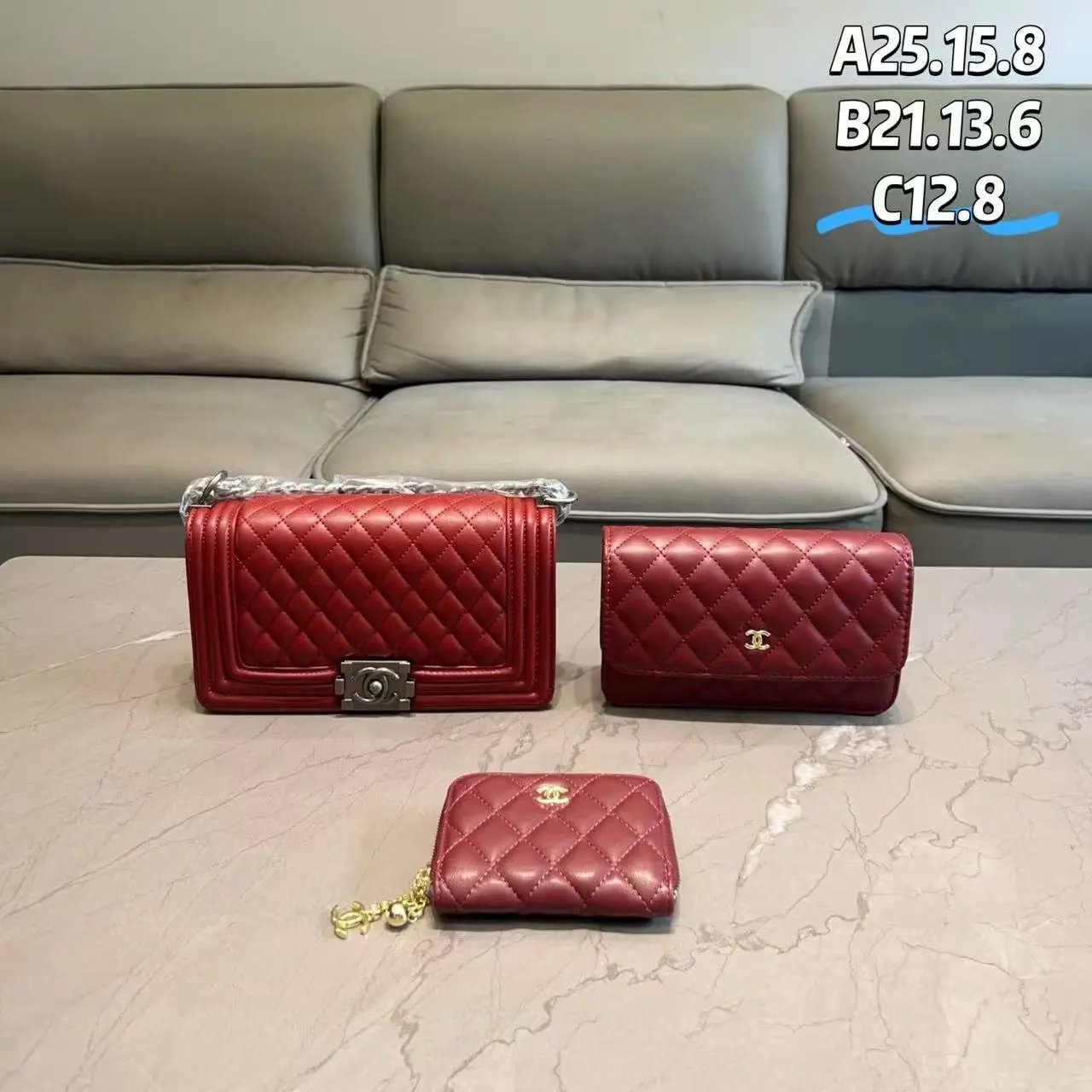 Chanel Crossbody Bags Quilted Chain-Strap Bag — 8