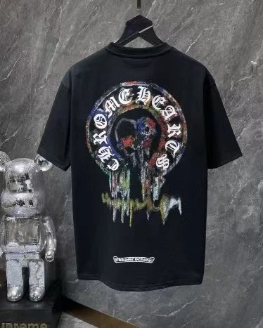 Chrome Hearts T-Shirts Short-Sleeve Cross Graphic — 28
