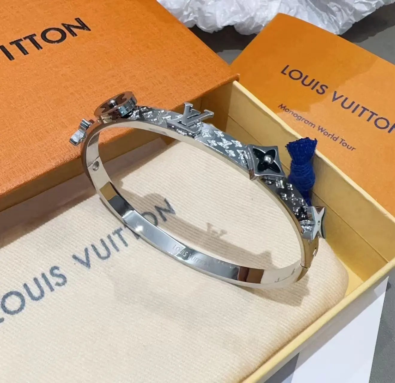 Louis Vuitton Jewelry Leather Bracelet — 8