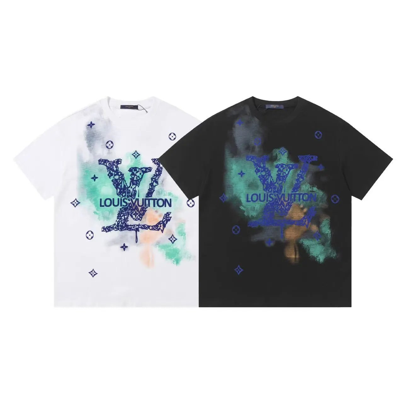 Celine T-Shirts Short-Sleeve Logo Print — 28 Black