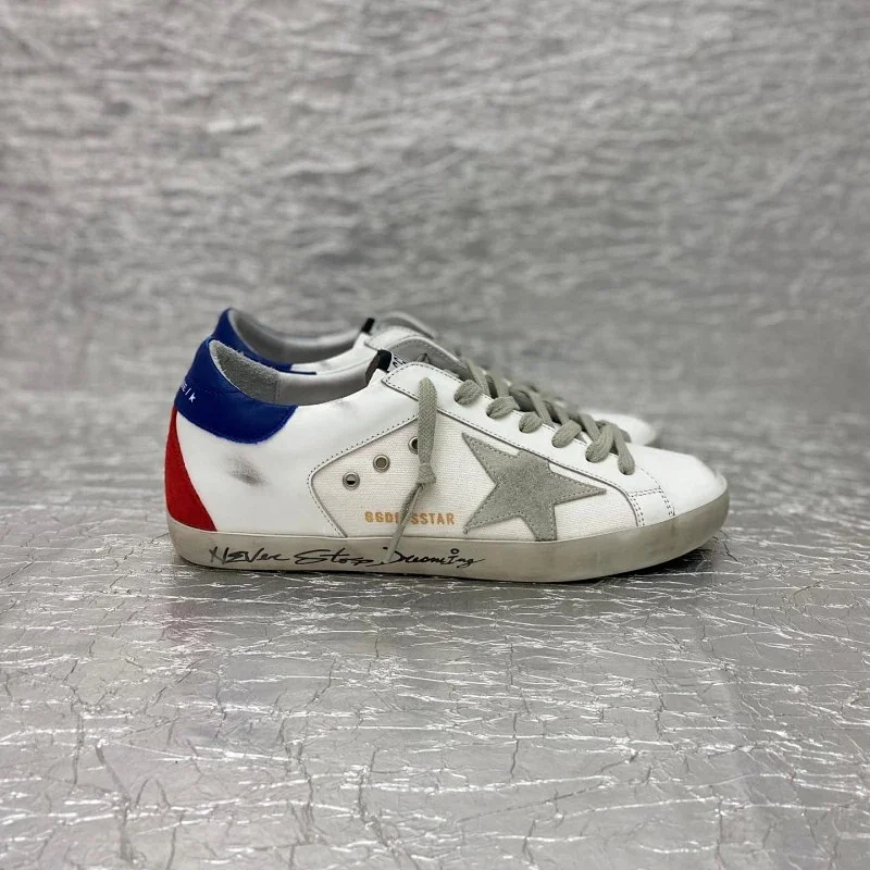Golden Goose Sneakers Low-top distressed with star appliqué — 28