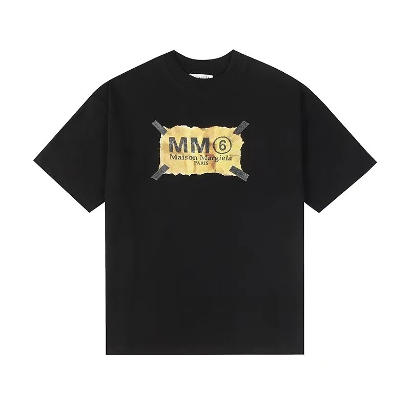 Maison Margiela Shorts Elastic-Waist Numeric Logo Graphic — 40