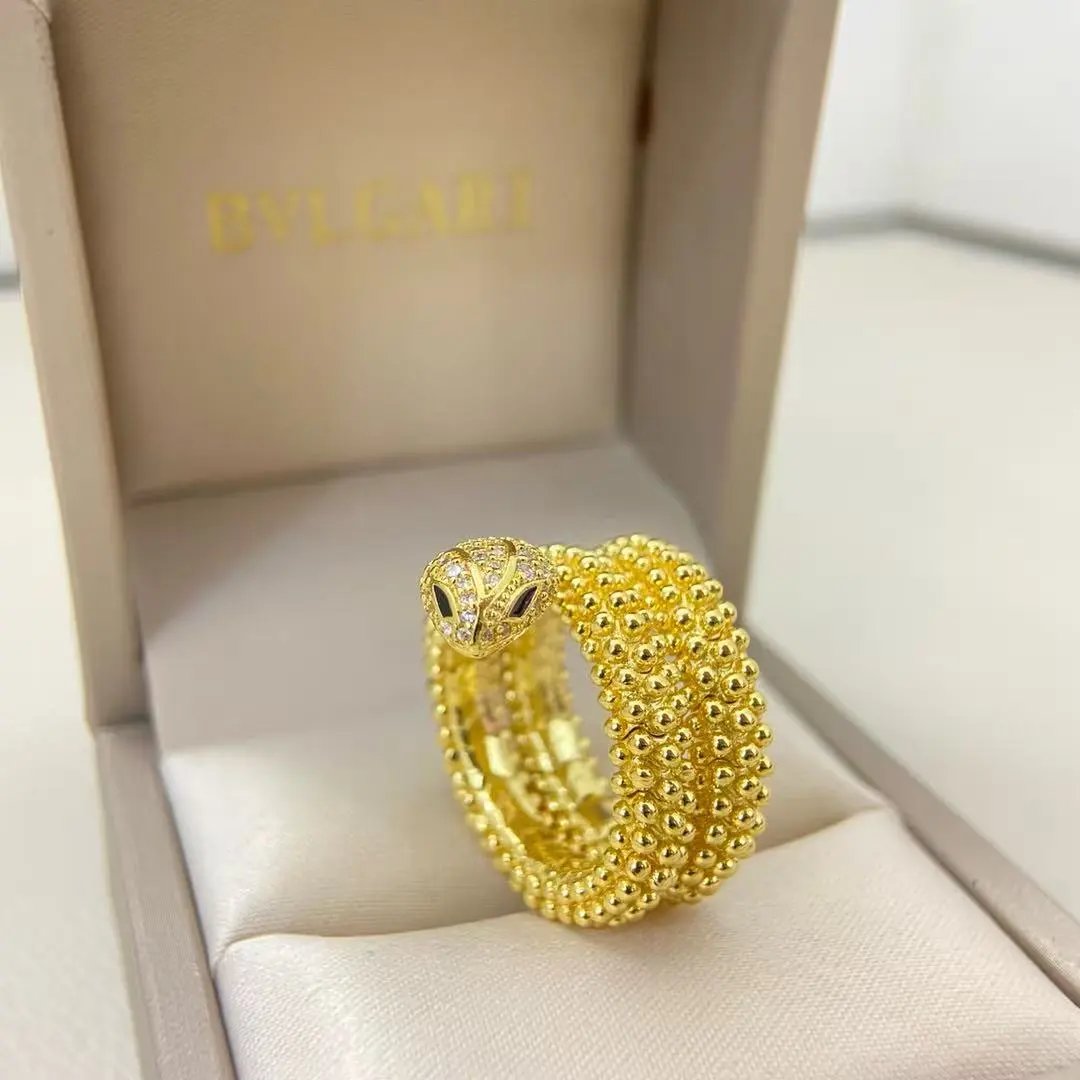 Yves Saint Laurent Jewelry Adjustable YSL Monogram Ring — 11