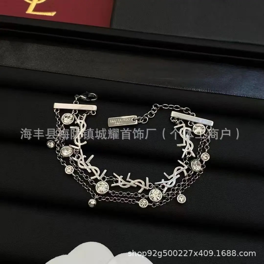 Saint Laurent Jewelry YSL Monogram Bracelet — 14
