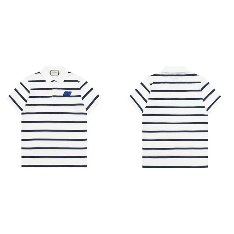 Gucci Shirts Short-Sleeve Polo Shirt — 38