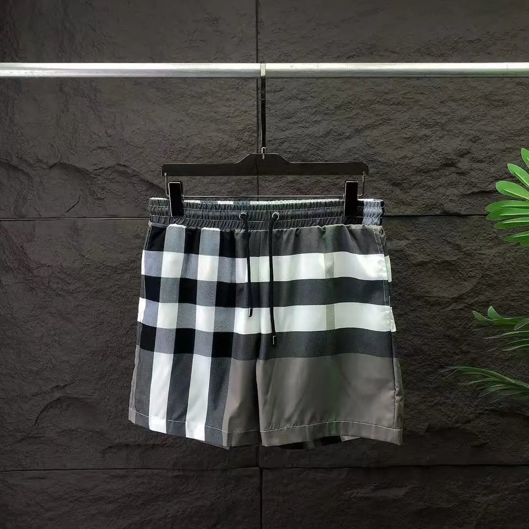 Burberry Shorts Elastic-Waist Drawstring Logo — 37