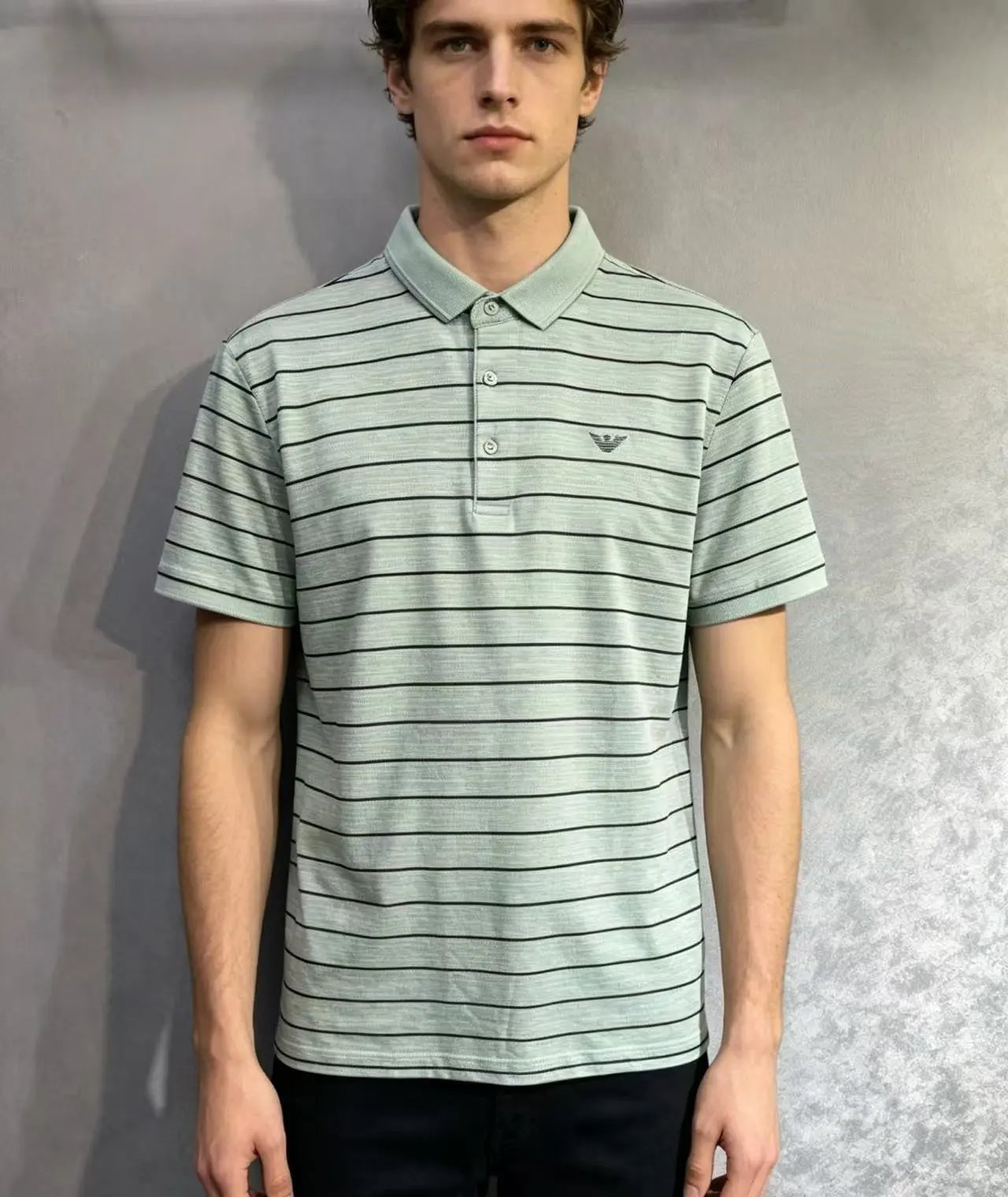 Emporio Armani T-Shirts EA7 Logo Short-Sleeve T-Shirt — 34