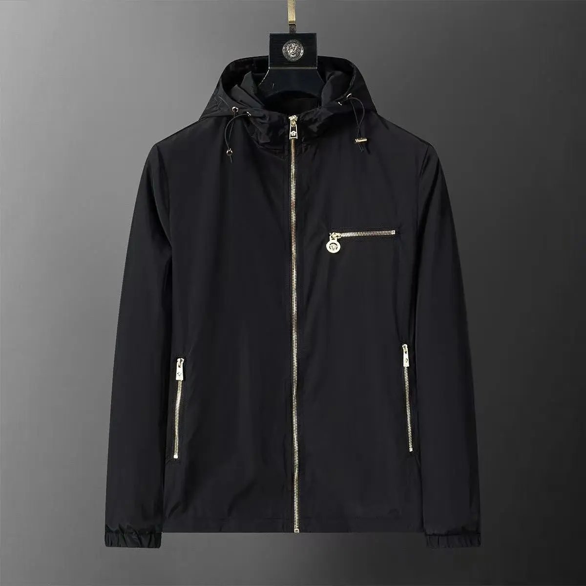 Gucci Jackets Hooded Zip Jacket — 38