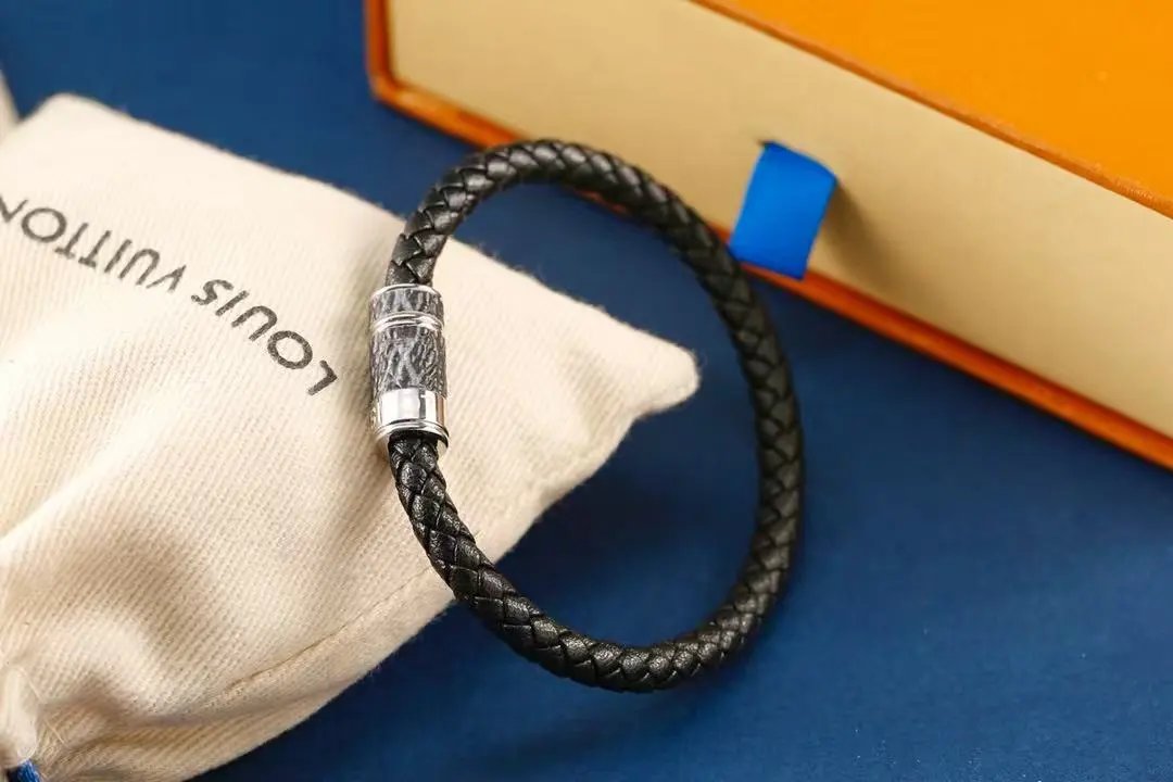 Louis Vuitton Jewelry Leather Bracelet — 9
