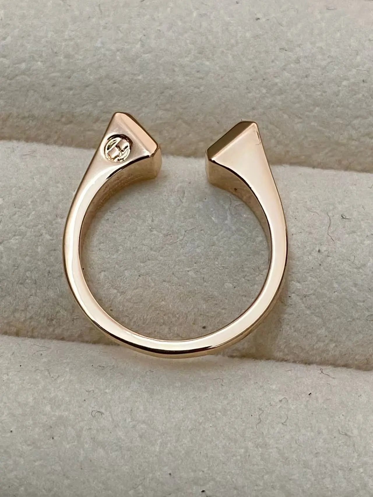 Yves Saint Laurent Jewelry Adjustable YSL Monogram Ring — 31
