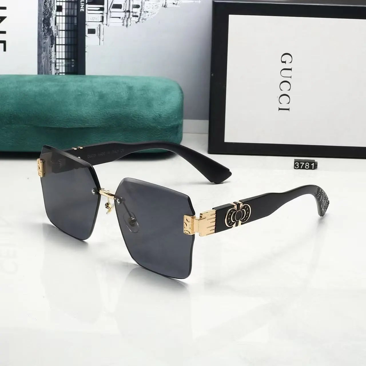 Gucci Eyewear 2293 Oversized Square Sunglasses — 13
