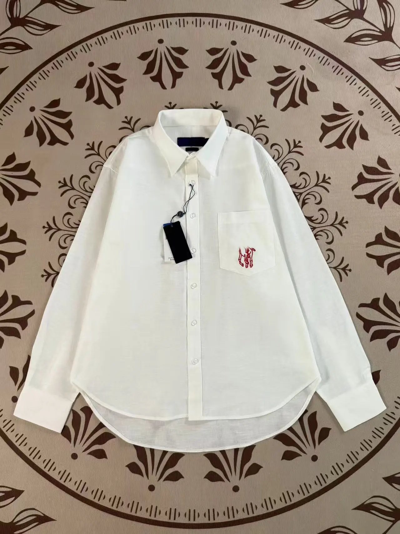 Polo Ralph Lauren Shirts Long-Sleeve Button-Down Shirt with Embroidered Pony — 8