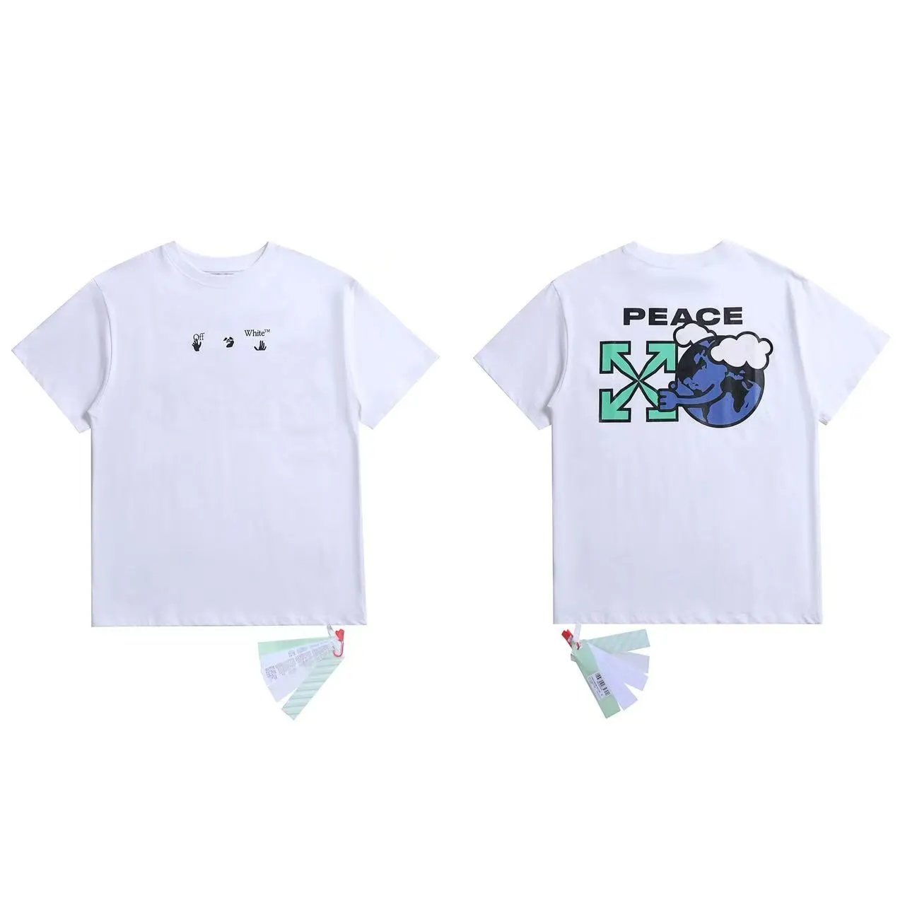 Off-White T-Shirts Graphic Arrow-Print Short-Sleeve T-Shirt — 7
