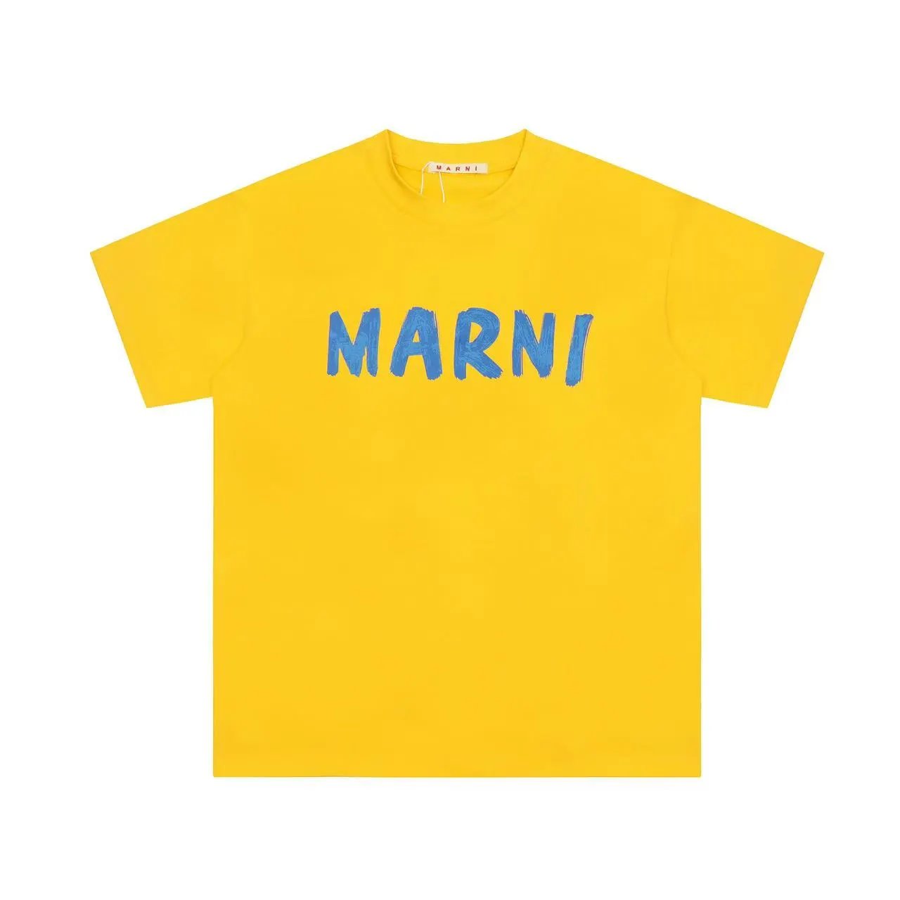 Marni T-Shirts Logo Print Short-Sleeve T-Shirt — 17
