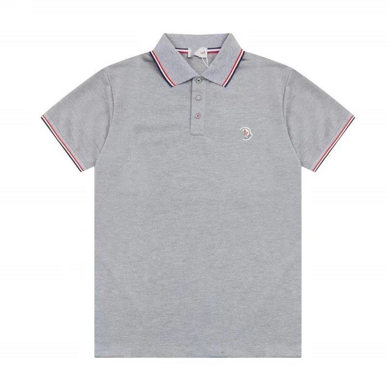 Moncler Shirts Short-Sleeve Logo Polo Shirt — 34