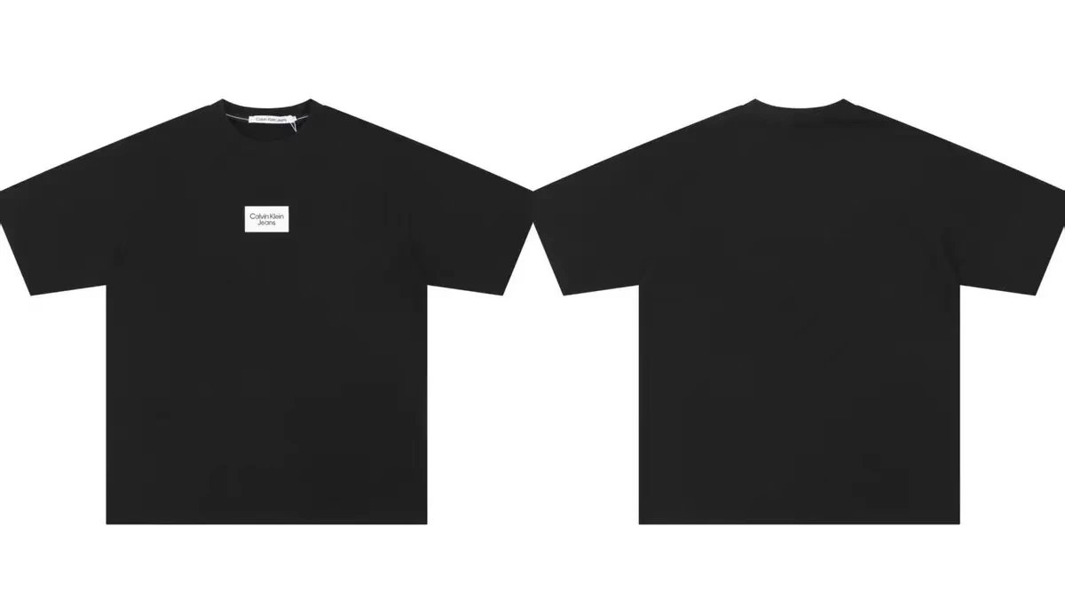 Calvin Klein T-Shirts Short-Sleeve Jeans Logo Graphic — 7
