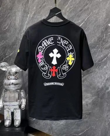 Chrome Hearts T-Shirts Short-Sleeve Cross Graphic — 27