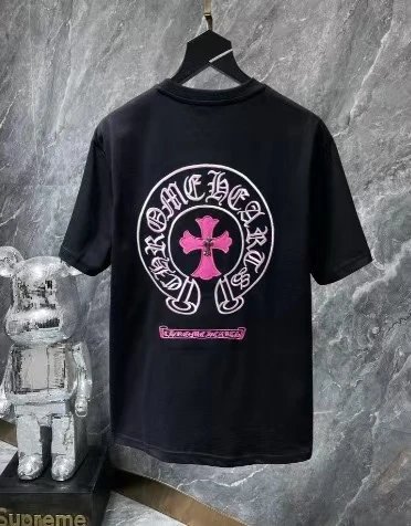 Chrome Hearts T-Shirts Short-Sleeve Cross Graphic — 14