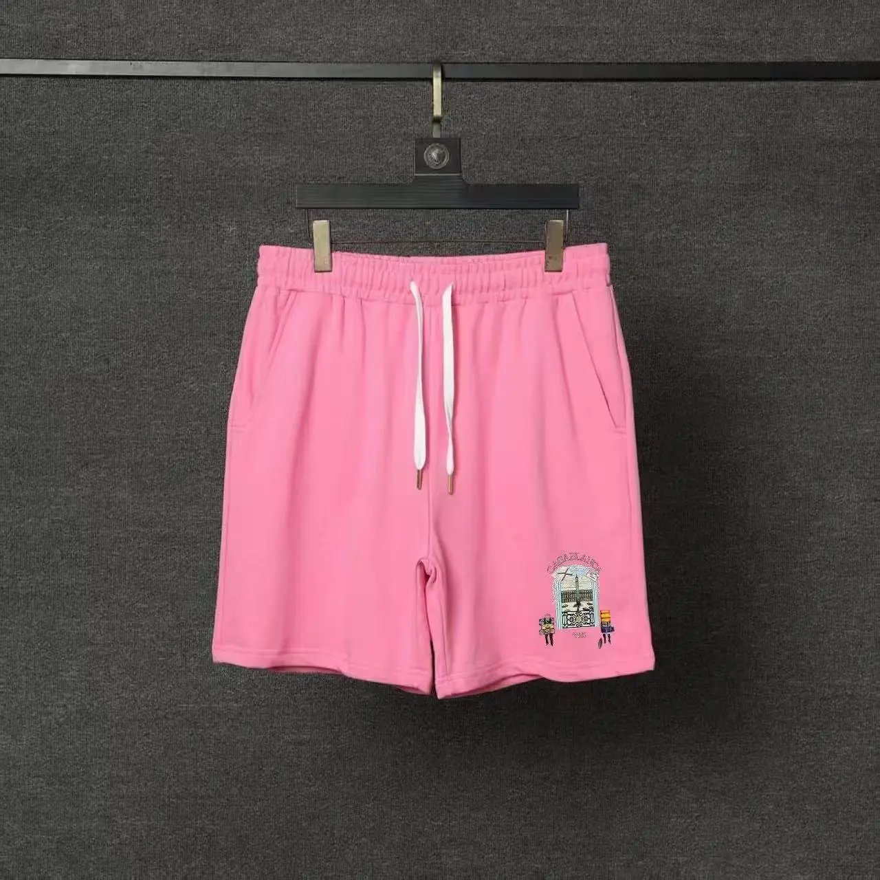 Casablanca Shorts Graphic-print drawstring — 32