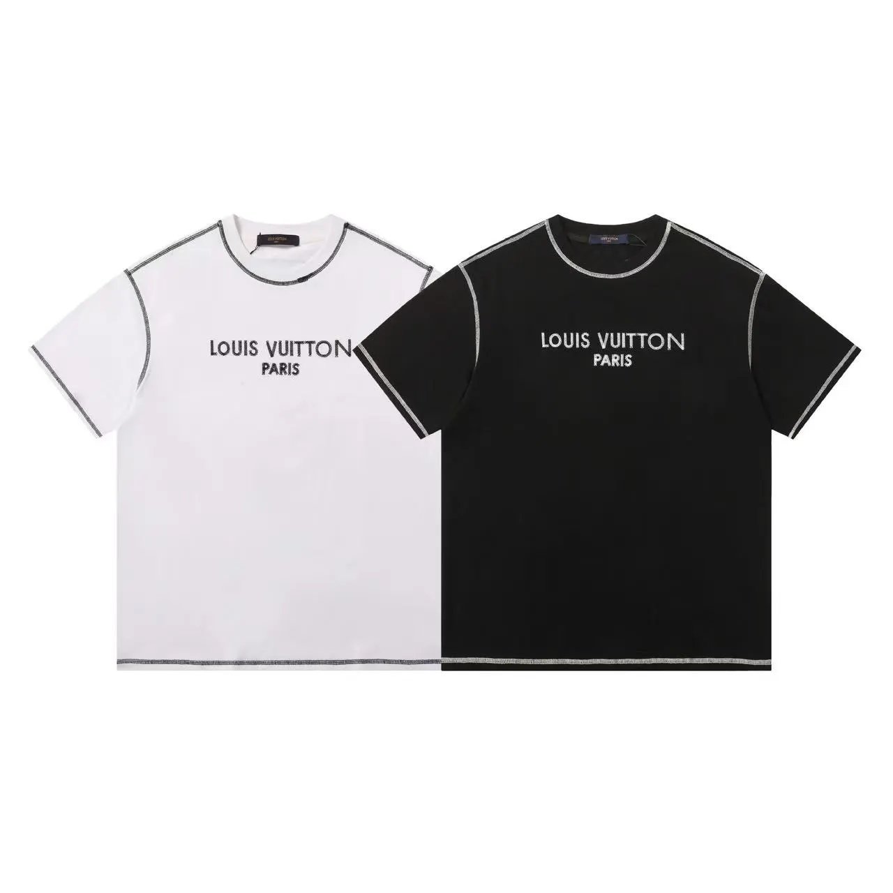 Celine T-Shirts Short-Sleeve Logo Print — 16 white