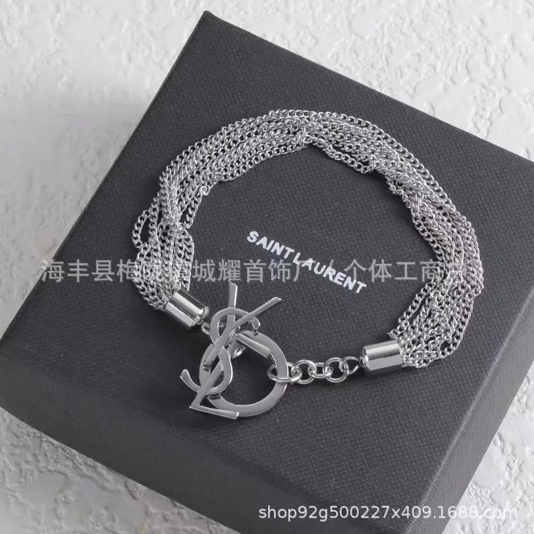 Saint Laurent Jewelry YSL Monogram Bracelet — 37
