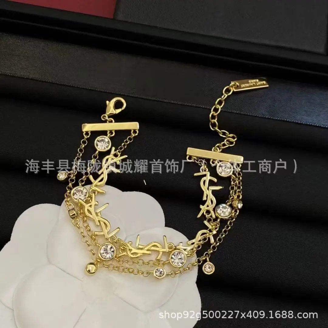Saint Laurent Jewelry YSL Monogram Bracelet — 15