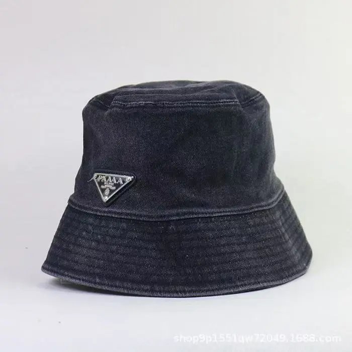 Prada Hats Triangle Plaque Baseball Cap — 21
